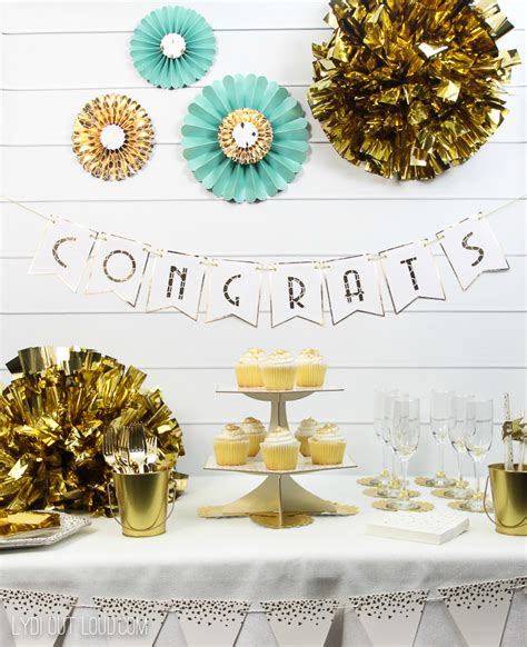 Balloons don't have to be seen as childish or cheesy, they can actually be a pretty beautiful addition to your home engagement decor with the right colors, styling and special touches, like these. DIY Engagement Party Ideas - Resin Crafts