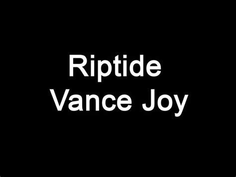 Riptide Vance Joy Karaoke Youtube