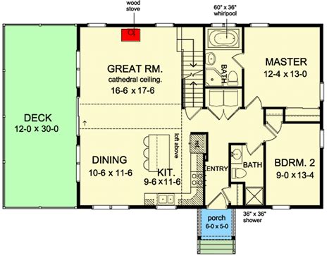 4 Bedroom Lake House Plan With Walk Basement 790026glv