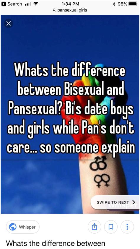 Whats The Difference Between Bi And Pan Pansexual Pride Identify As Bi Or Pan Does Not