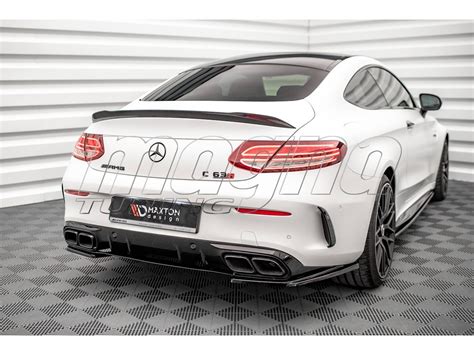 Mercedes Clasa C W205 C63 Amg Facelift Extensii Bara Spate M Line