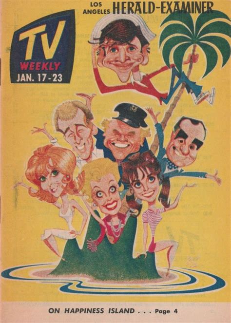 Gilligans Island Illustrated Tv Guide Cartoons Magazine Island