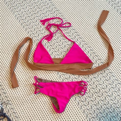 Acacia Swimwear Swim Acacia Bikini In Hot Pink Poshmark