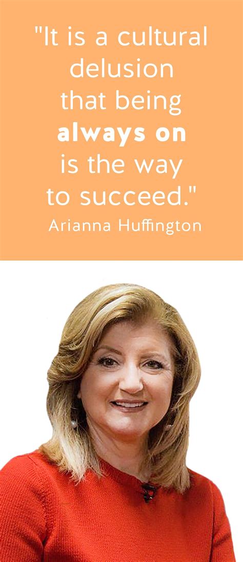 Thrive Global Ceo Arianna Huffington Stresses The Importance Of Personal Well Being In This