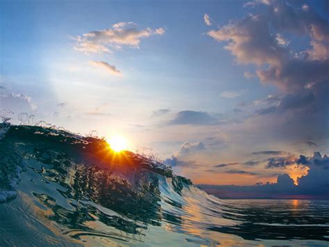 Wave Ocean Sea Water Sky Blue Resimler Manzara Fotoğraf