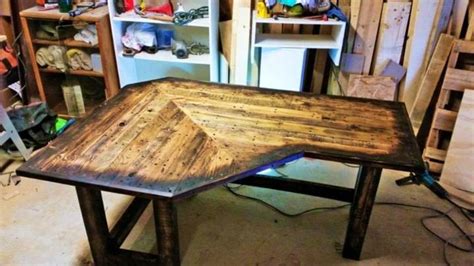 15 Easy Diy Pallet Desk Plans With Step By Step Instructions