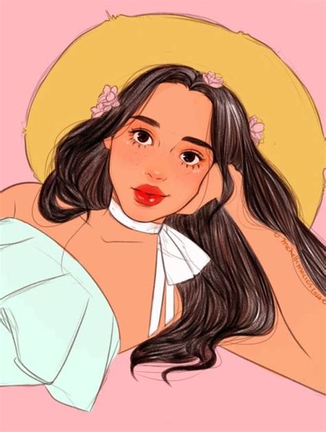 Hi Everyone Finally I Have Time To Draw Something For Me So I Did This Cute Latina Girl For