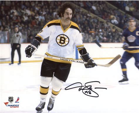 Derek Sanderson Boston Bruins Autographed 8 X 10 White Horizontal