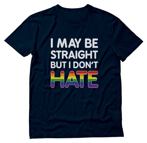 tstars men s lgbt clothing no hate flag gay lesbian rights support pride parade rainbow flag gay