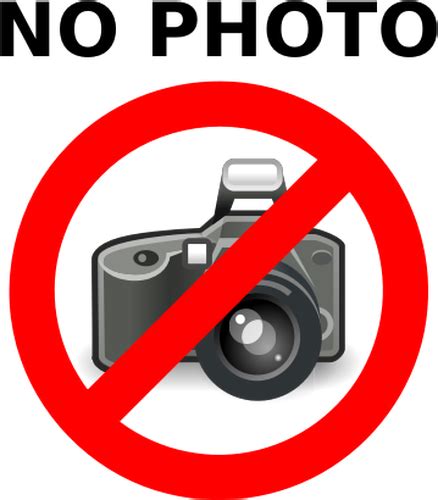 No Photography Warning Label Vector Clip Artt Public Domain Vectors