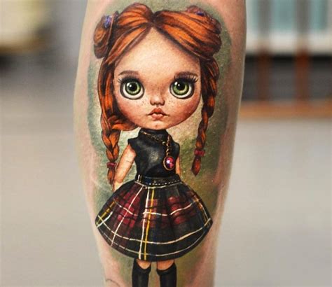 Girl Doll Tattoo By Malena Tattoo Photo 29118
