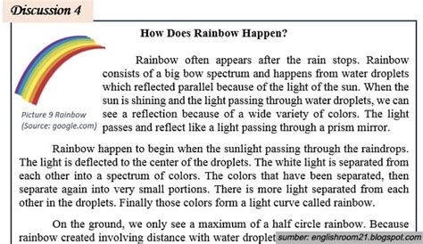 Contoh Explanation Text About Rainbow Dan Artinya Contohtext Gambaran