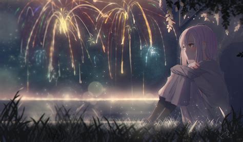 19 Fireworks Anime Hd Wallpaper Sachi Wallpaper