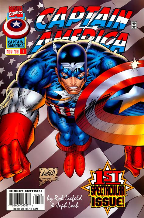 Captain America #1 ('96) | Captain america comic, Captain america, Captain america comic books