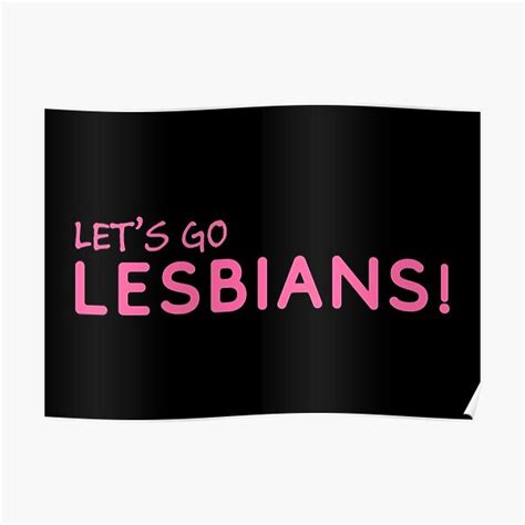 Lets Go Lesbians Pink Lesbian Italian Lgbtq Pride Poster For Sale