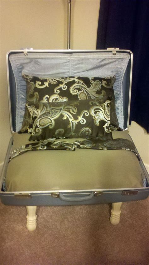 This Is The One I Finished Suitcase Chair Diy Projects Craft Ideas