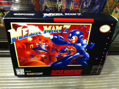 Mega Man 7 Boxbox My Games Reproduction Game Boxes