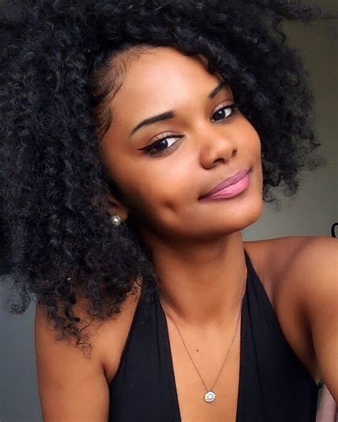 Dark Skin Beauty Hair Beauty Girls With Dimples Curly Hair Styles Natural Hair Styles