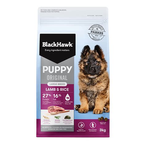 Black Hawk Puppy Lamb And Rice Large Breed Dry Dog Food Petstock