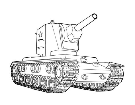 Coloring Page Of Ww Tank Coloring Pages