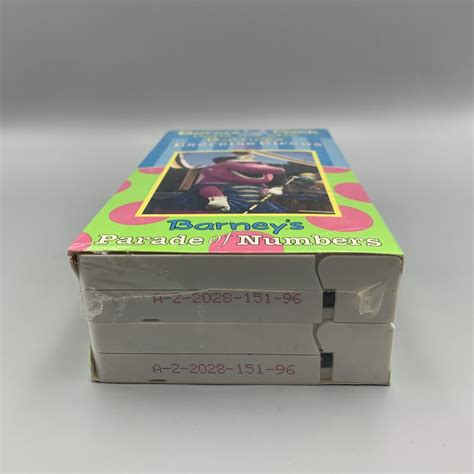 Barney Exercise Circus Parade Numbers Sing Along Bonus 2 Pack Vhs Set