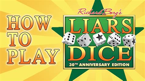 The other more famous name is greed or the greedy dice game. How To Play - Liars Dice! - YouTube
