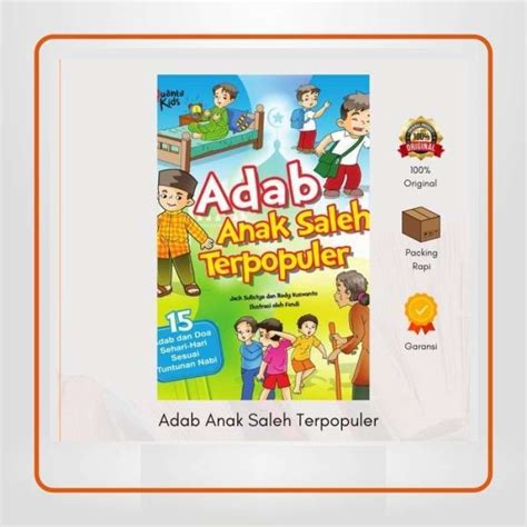 Promo Original Cerita Anak Adab Anak Saleh Terpopuler Buku Cerita Anak