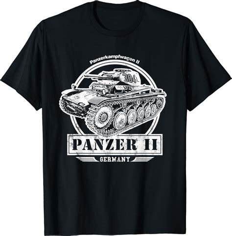 Panzerkampfwagen Ii T Shirt Amazon De Fashion