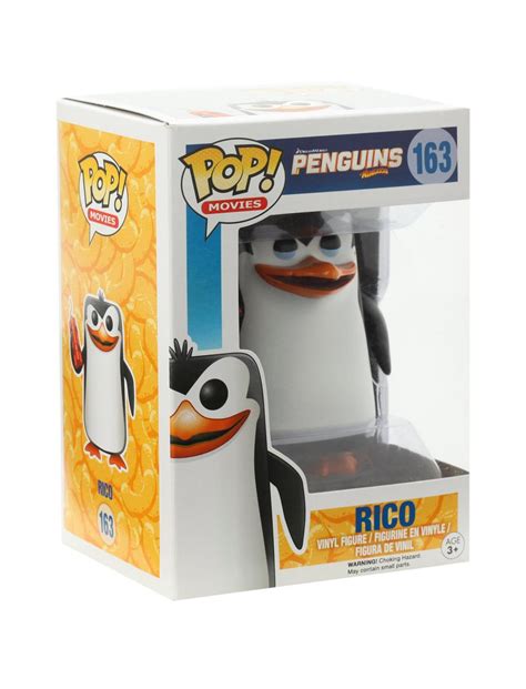 Funko Penguins Of Madagascar Pop Movies Rico Vinyl Figure Hot Topic