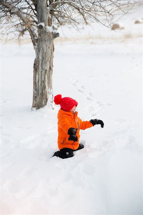 Winter Kinder Kind Kostenloses Foto Auf Pixabay