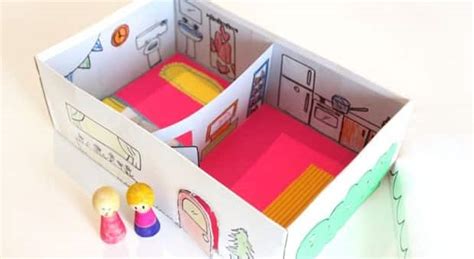 Upcycled Shoebox Dollhouse Activity Play Cbc Parents
