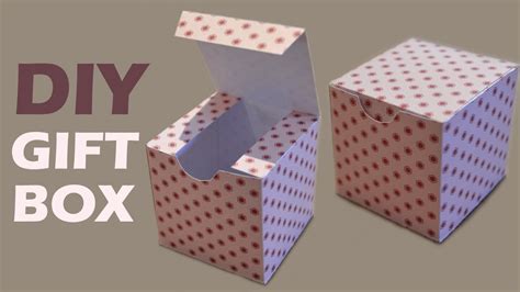 How To Make A T Box Diy Paper Box Youtube