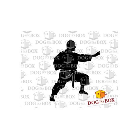 Kung Fu Stencil N1 Reusable Stencil For Martial Arts Wall Decors