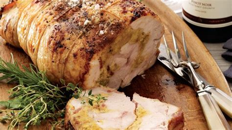 Turkey Roulade With Maple Bacon Cornbread Stuffing