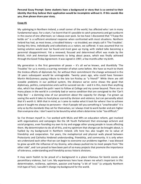 The college application essay is an important part of academics for any student. College Application Essay Examples Pdf Bestletters Co ...