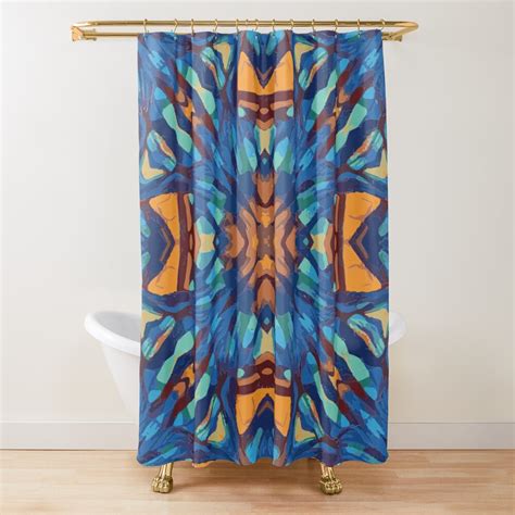 Promote Redbubble Printed Shower Curtain Shower Curtain Curtains