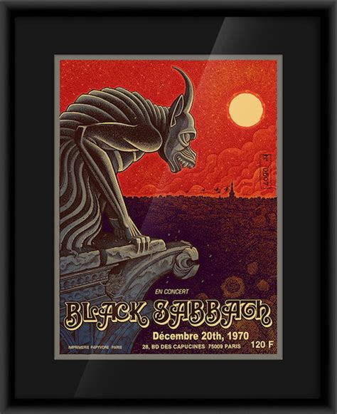 Black Sabbath Official Limited Edition Screenprint Available Tuesday Bravewords