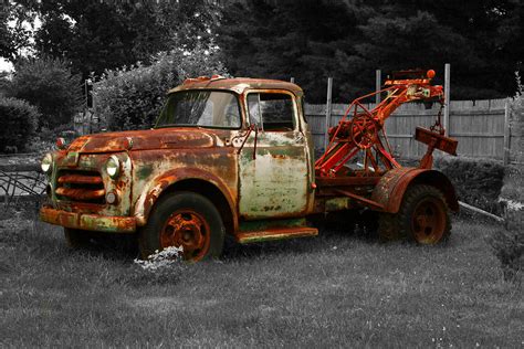 Rusty Tow Truck Photograph By Michael Porchik Pixels