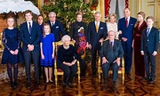 La familia real belga reunida, casi al completo, en el concierto de Navidad