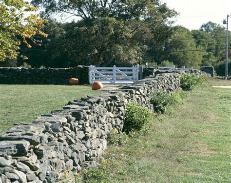 Stone Walls With Gate Casey Farm Saunderstown Ri Historic New