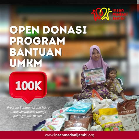 Open Donasi Utk Program Pemberdayaan Dengan Umkm Lembaga Zakat Insan