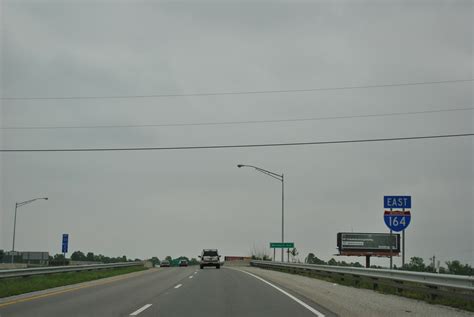 Former Interstate 164 North Aaroads Indiana