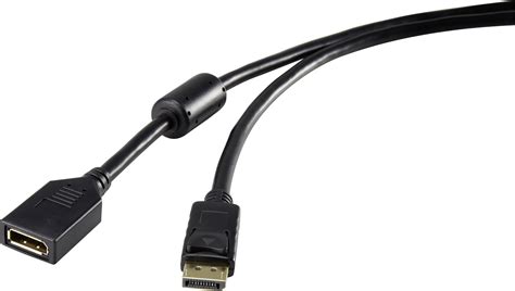Renkforce Displayport Cable Extension Displayport Plug Displayport
