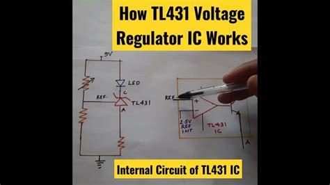 How Tl431 Voltage Regulator Ic Works Internal Circuit Of Tl431tl431