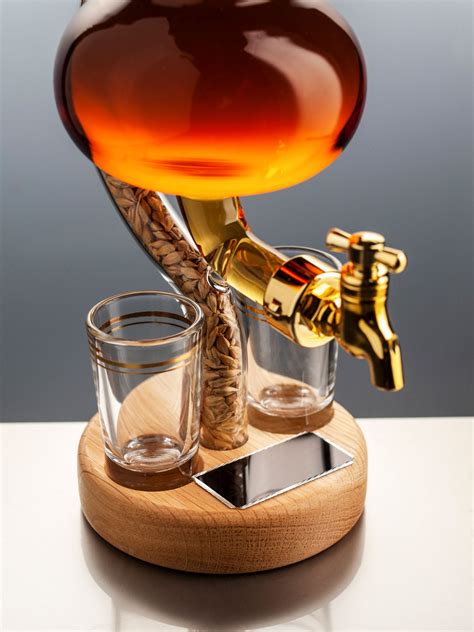 Pot Still Whisky Decanter With Tap And 2 Glasses Stylishwhisky