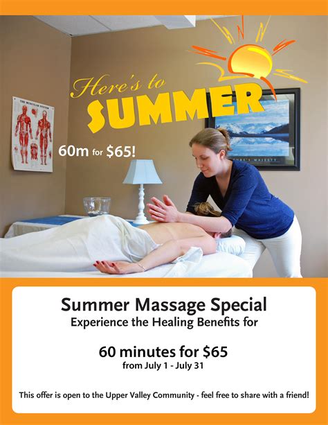 July Massage Special Cioffredi And Associates