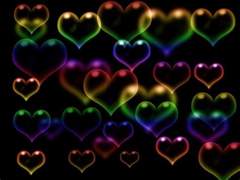 Rainbow Heart Wallpapers Wallpaper Cave