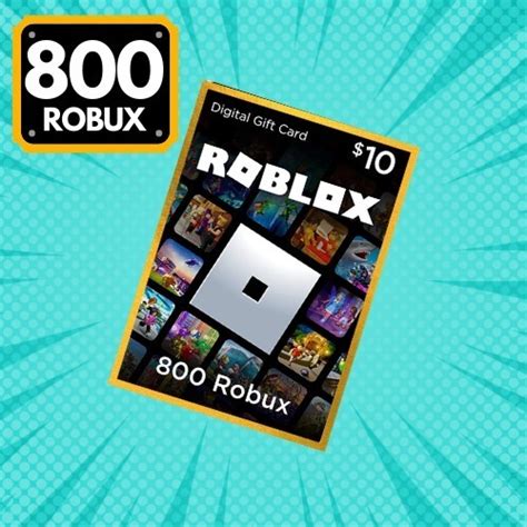 Cartão Roblox 800 Robux Crédito De 800 Robux Digital Mercado Livre