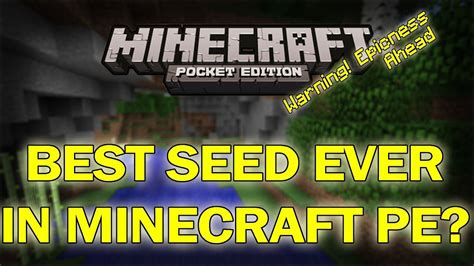 Best Minecraft Pe 073 Pocket Edition Seed Youtube