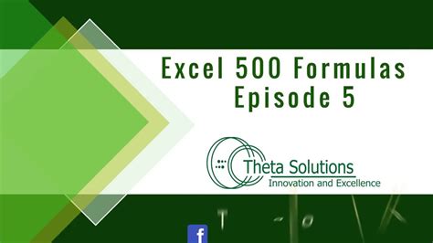 500 Excel Formulas 500 Excel Formula Examples Dewsp